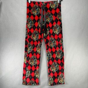 Harry Potter Pajama Bottoms Women Size S Plush Fleece Sleep Lounge Soft Hogwarts